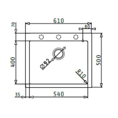 ΝΕΡΟΧΥΤΕΣ Pyramis PYRAGRANITE ISTROS Dark Beige (61X50) 1B - 070045111