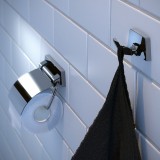Χαρτοθήκη με κάλυμμα Geesa Standard Home 5144 χρώμιο