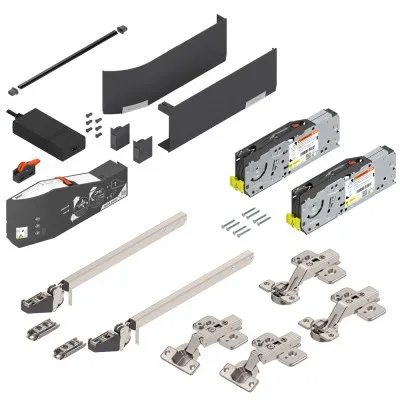 Ηλεκτροκίνητο Σύστημα Ανύψωσης Blum Aventos HF Top με SERVO DRIVE σε χρώμα Dark Grey